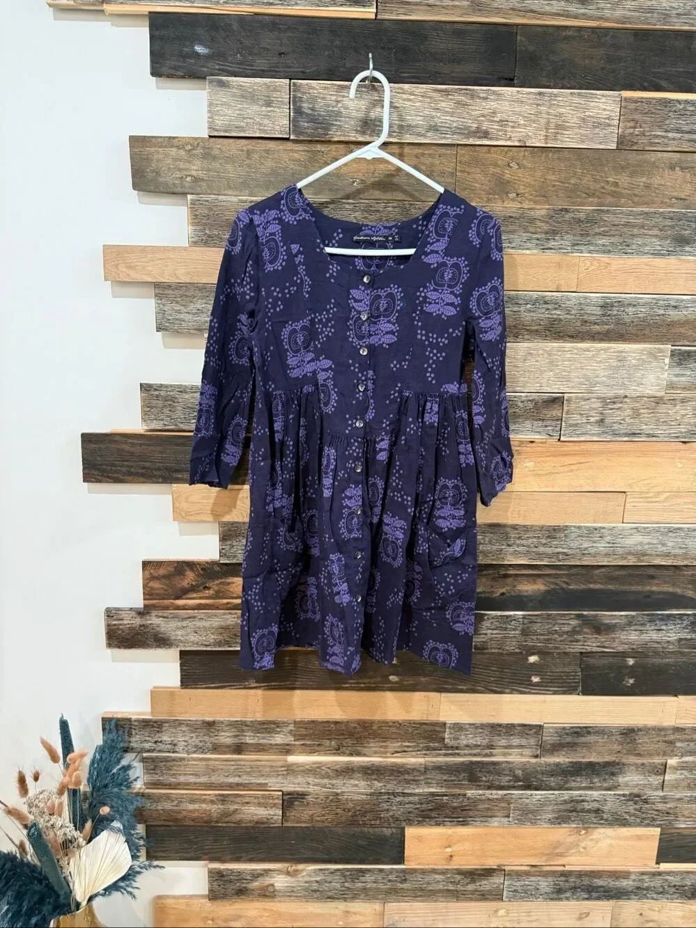 Gudrun Sjoden tunic mini dress sz XS